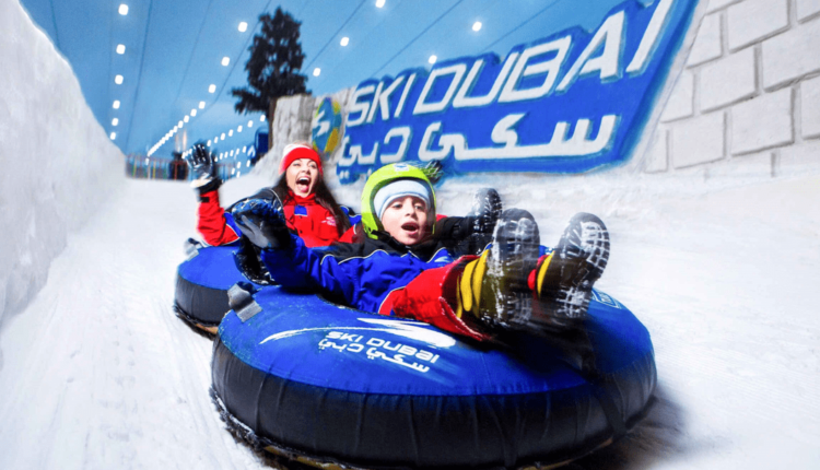 سكي دبي من أروع الأماكن السياحية في دبي للعوائل