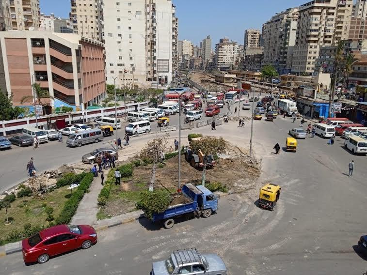 الشوارع في منطقة سيدي بشر