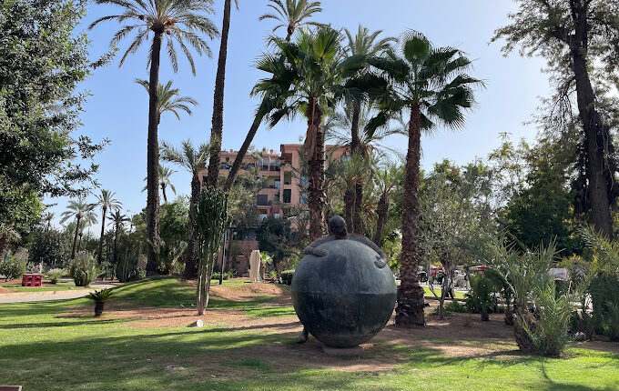 حديقة الفنون من الاماكن السياحية بمراكش