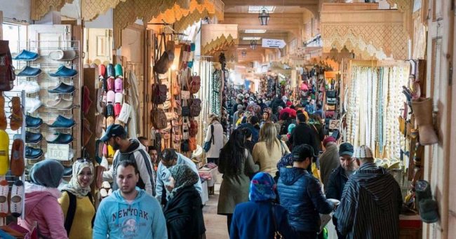 سوق الرباط القديم المغرب